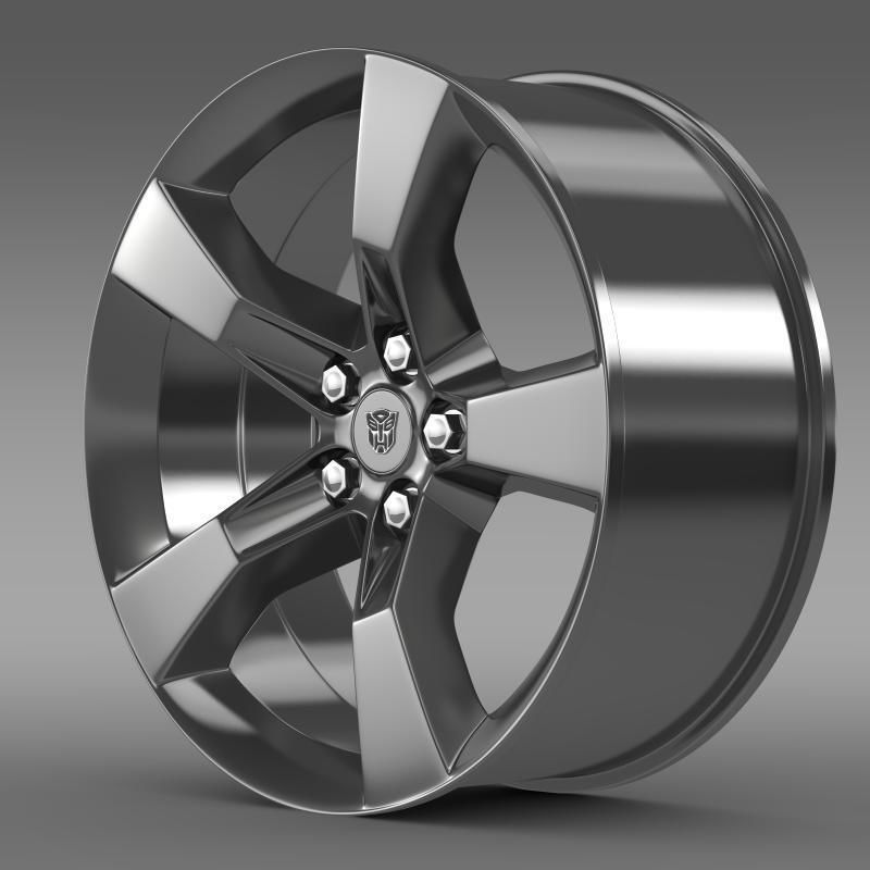 Chevrolet Camaro 2010 transformer rim 3D model_1