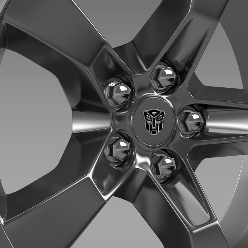 Chevrolet Camaro 2010 transformer rim 3D model_3