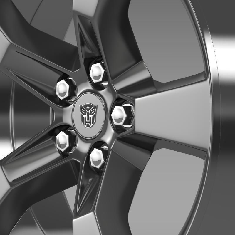 Chevrolet Camaro 2010 transformer rim 3D model_4