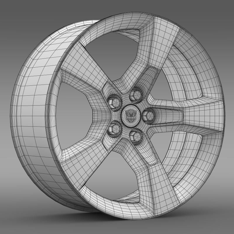 Chevrolet Camaro 2010 transformer rim 3D model_7