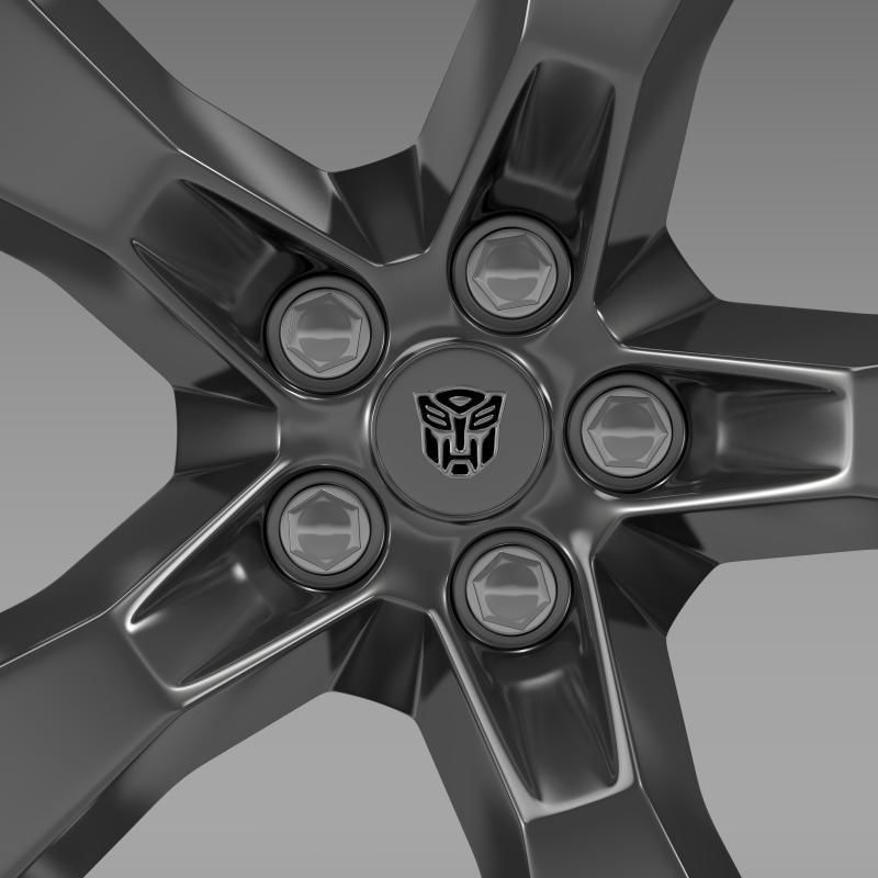 Chevrolet Camaro 2010 transformer rim 3D model_5
