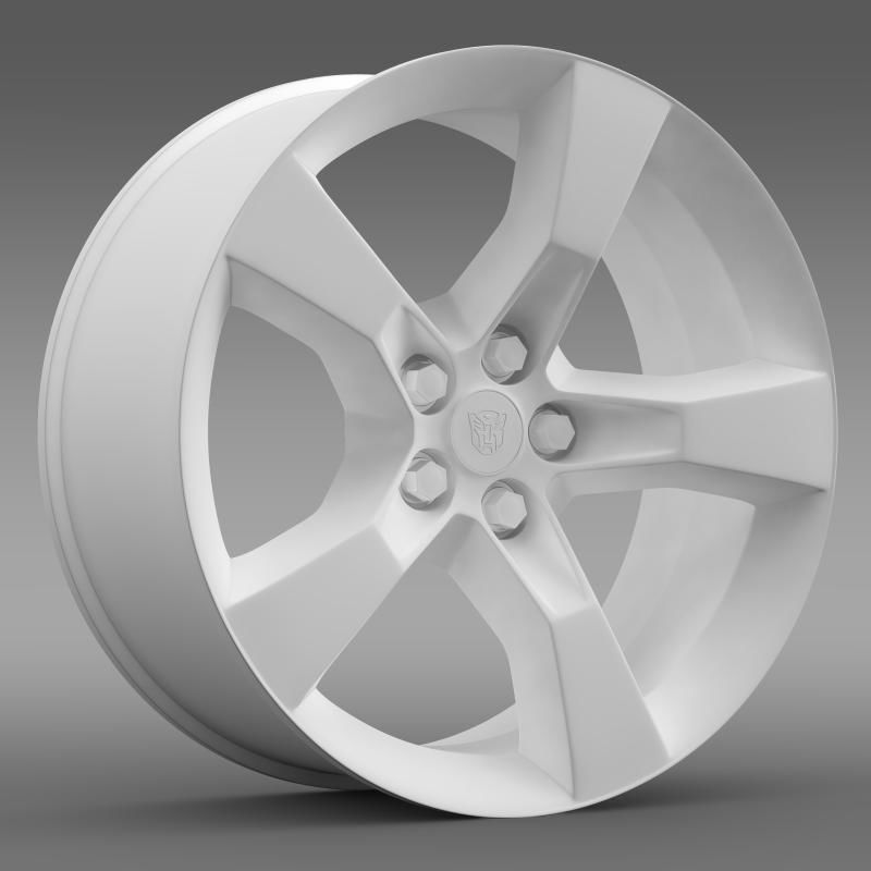Chevrolet Camaro 2010 transformer rim 3D model_6