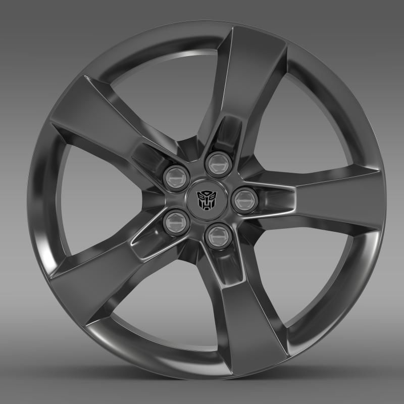 Chevrolet Camaro 2010 transformer rim 3D model_2