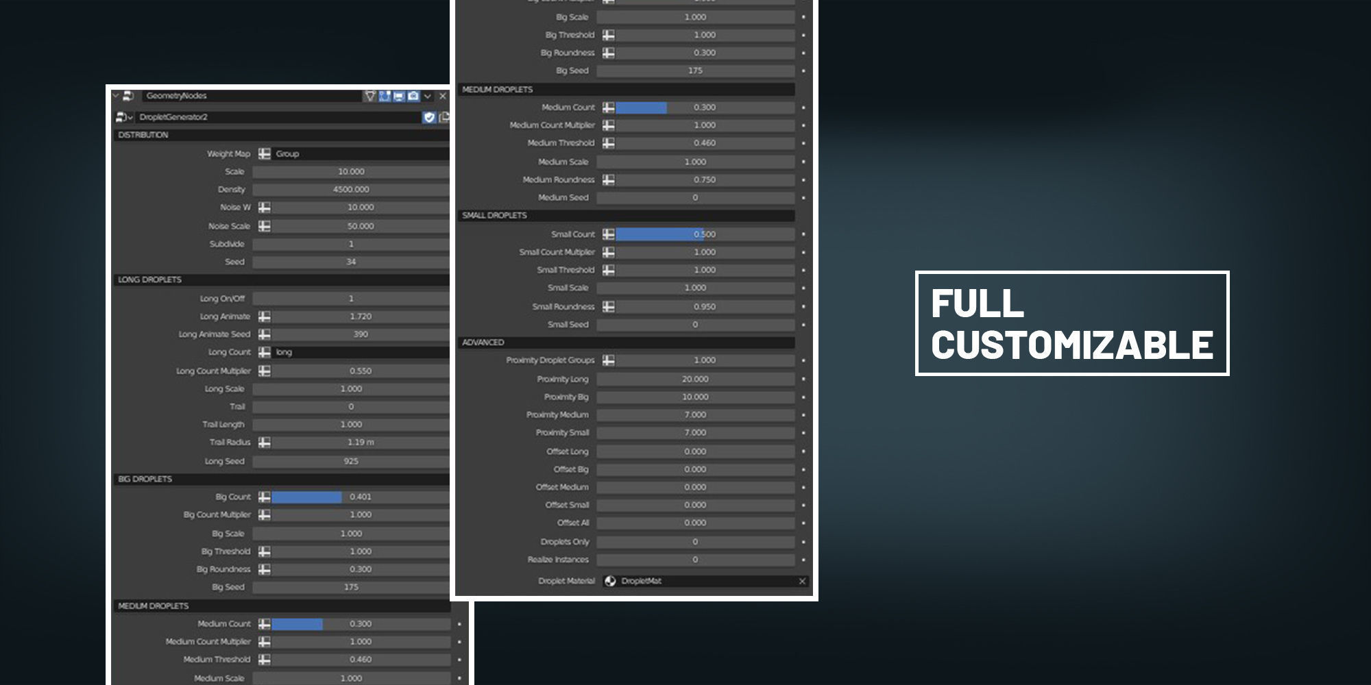Droplet Generator for Blender Low-poly 3D model_4