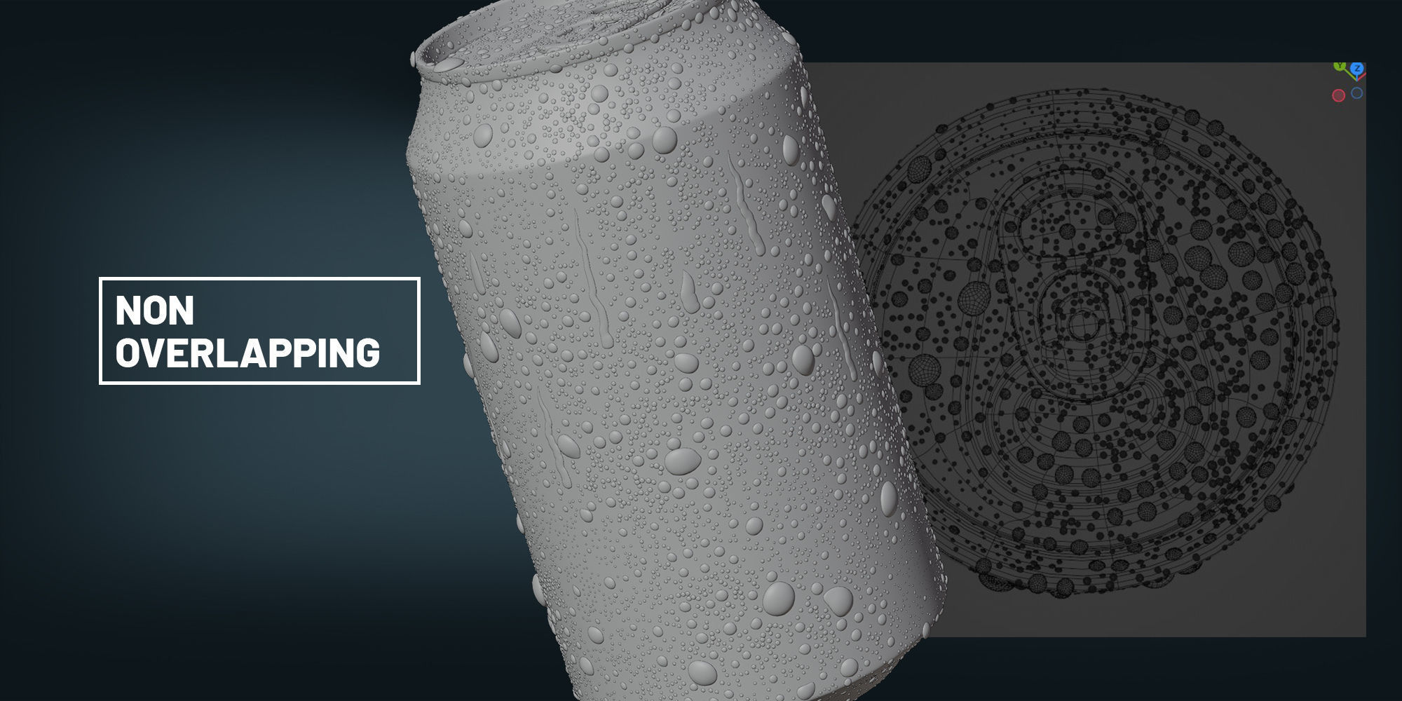 Droplet Generator for Blender Low-poly 3D model_5