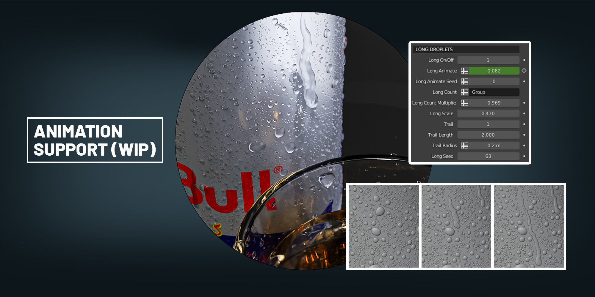 Droplet Generator for Blender Low-poly 3D model_9