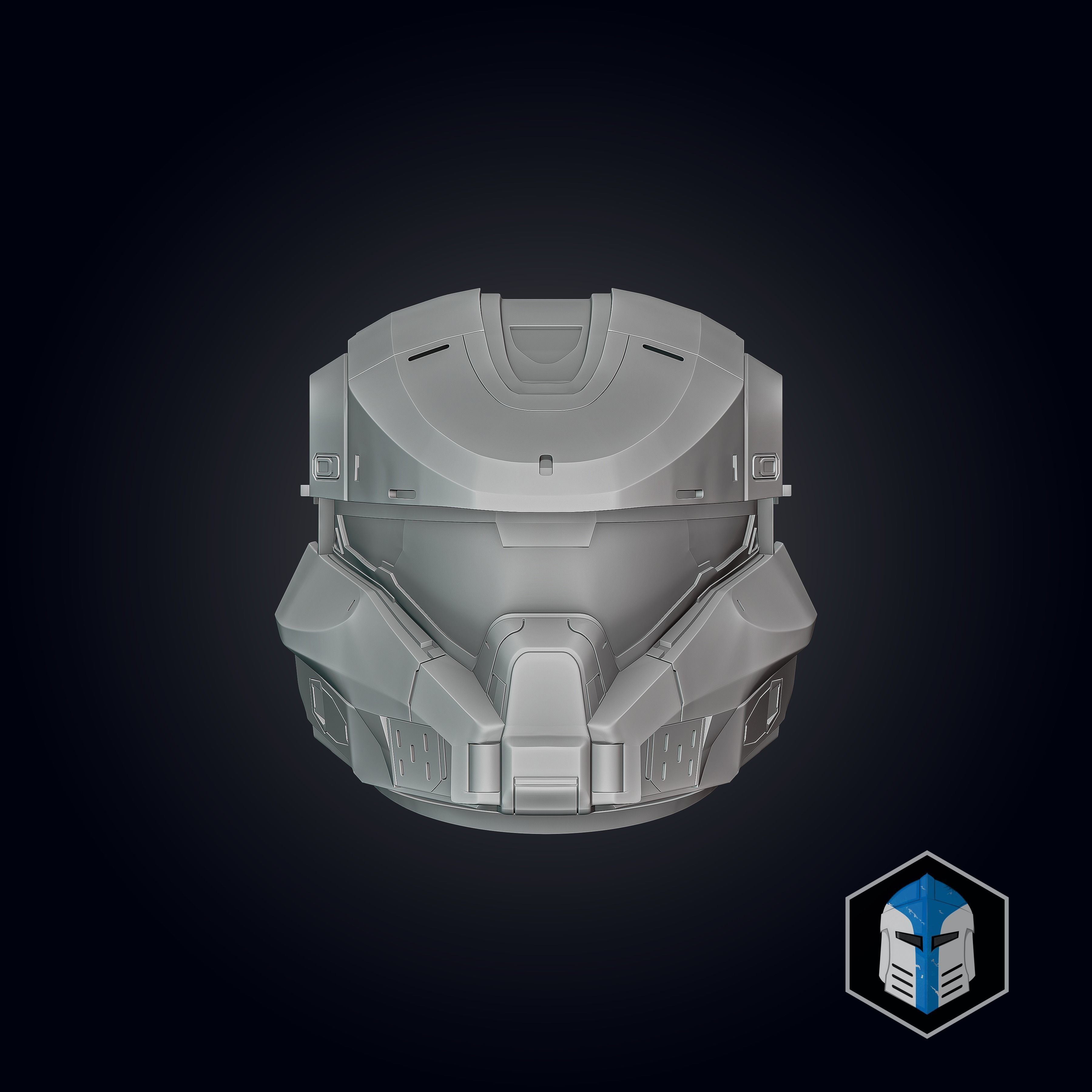 Halo Infinite Cavallino Helmet 3D print model_11