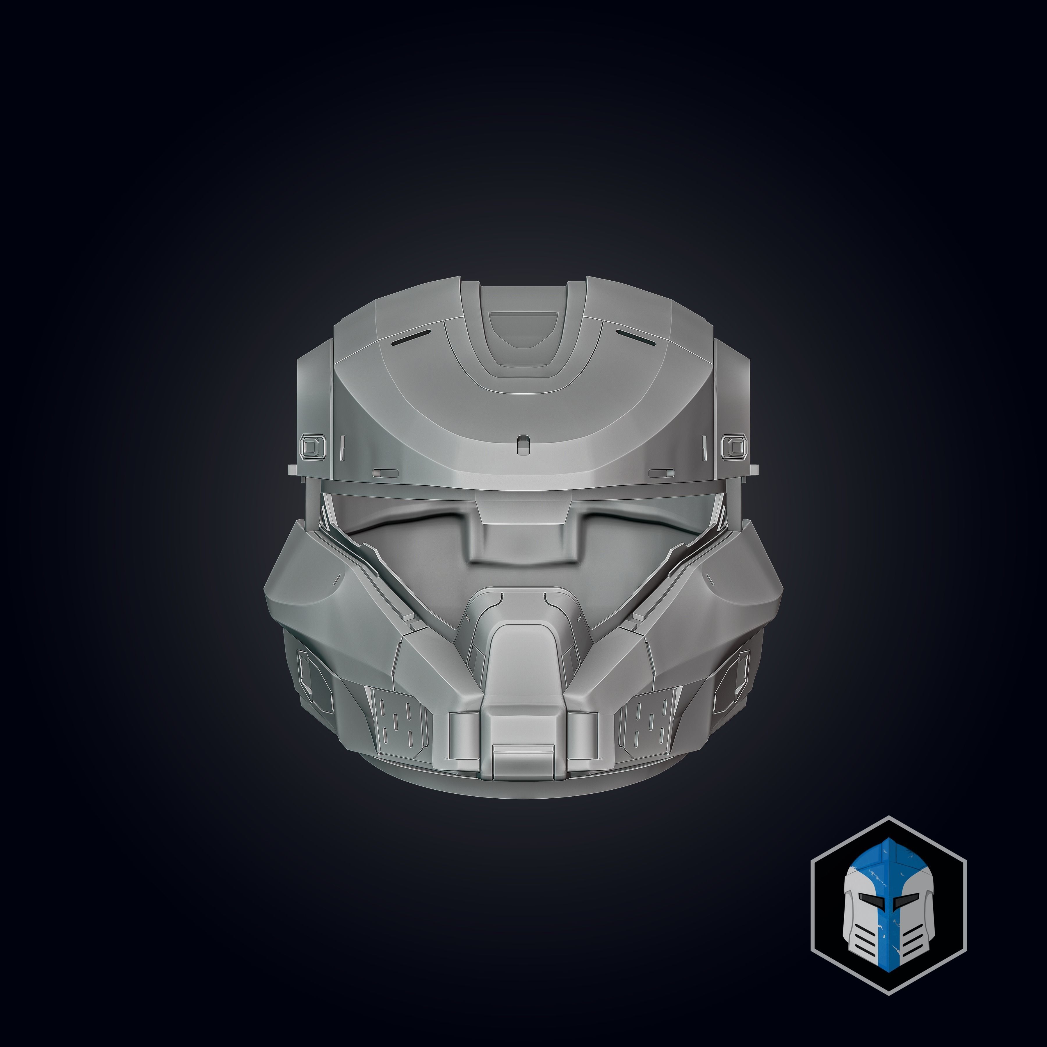 Halo Infinite Cavallino Helmet 3D print model_3