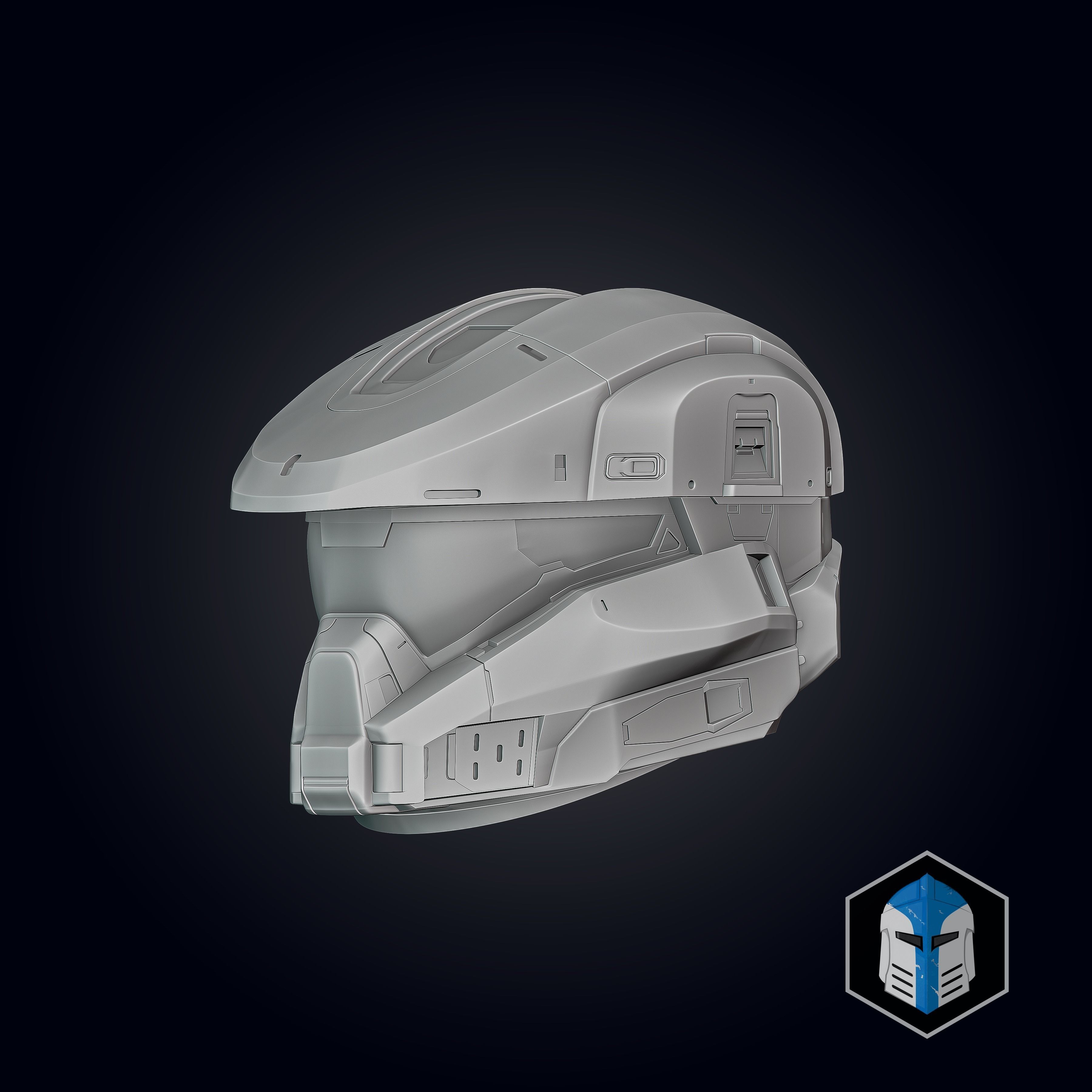 Halo Infinite Cavallino Helmet 3D print model_17