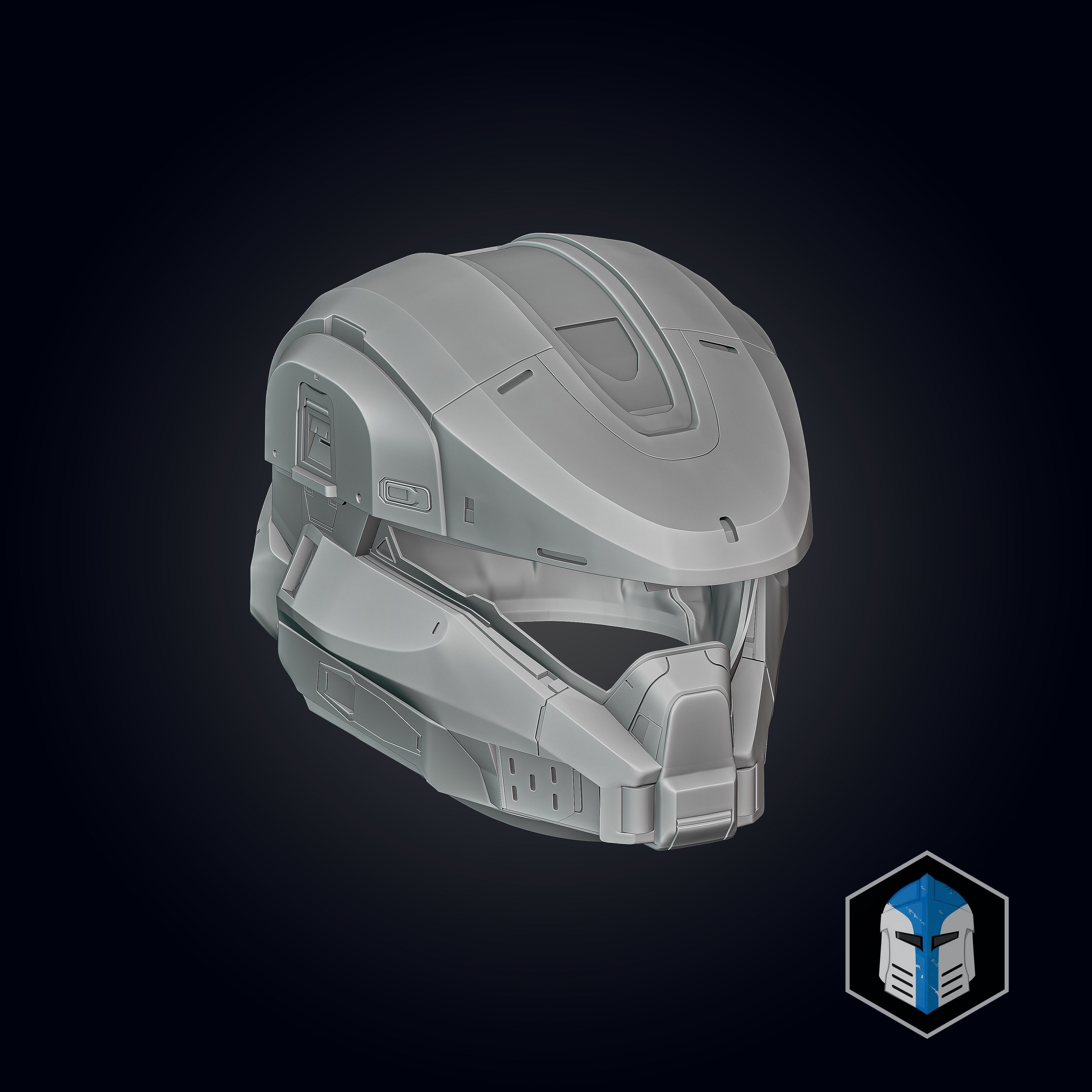 Halo Infinite Cavallino Helmet 3D print model_2