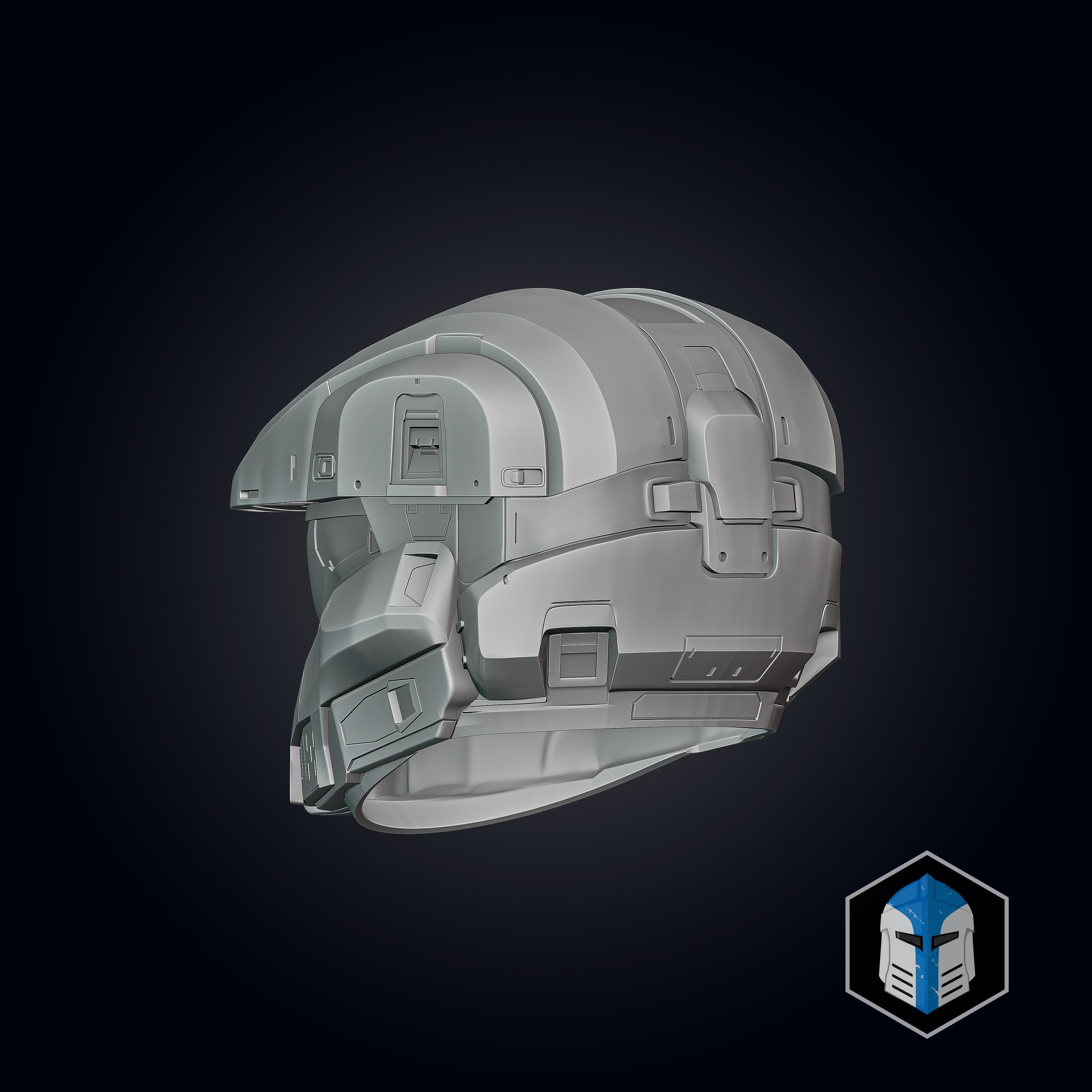 Halo Infinite Cavallino Helmet 3D print model_15