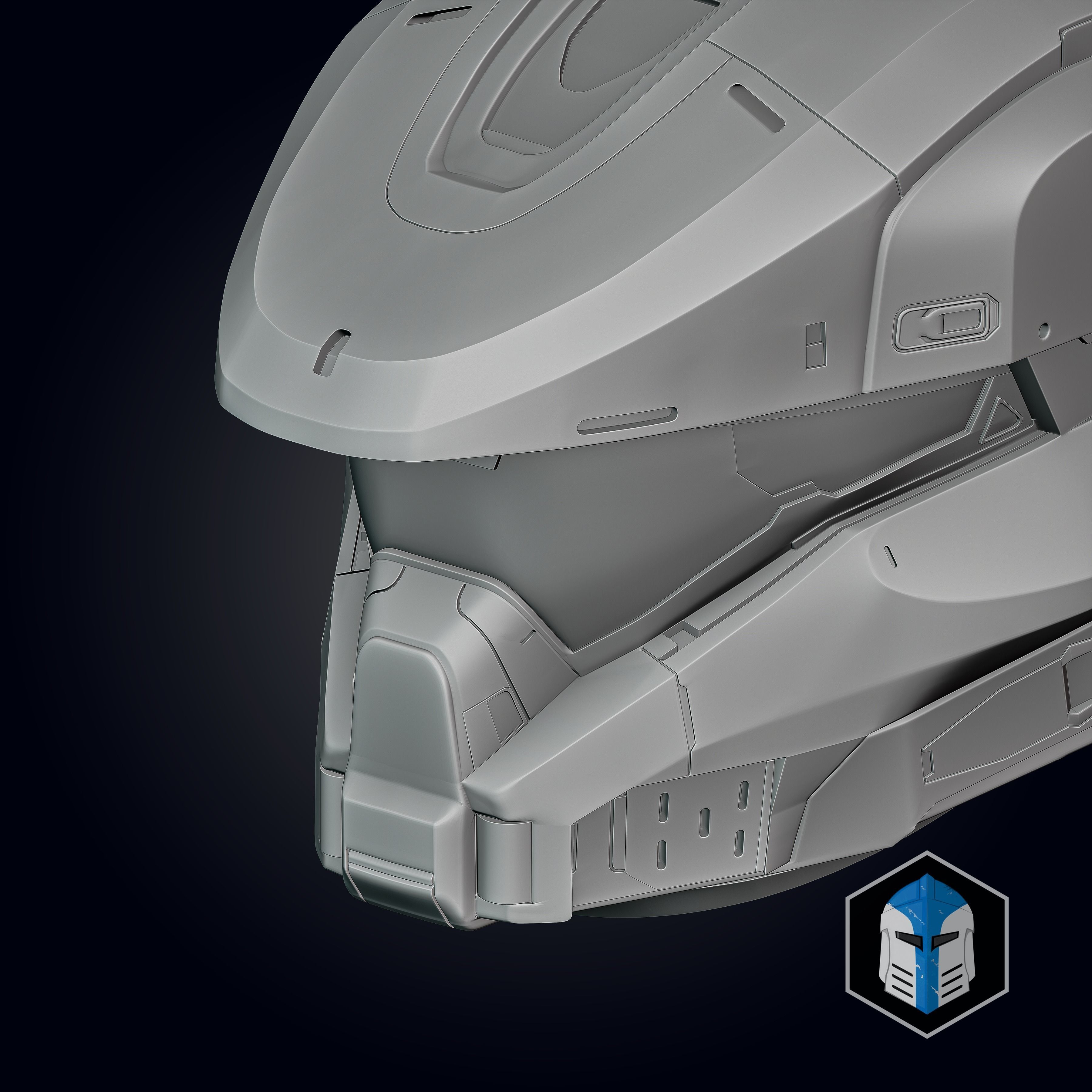 Halo Infinite Cavallino Helmet 3D print model_10