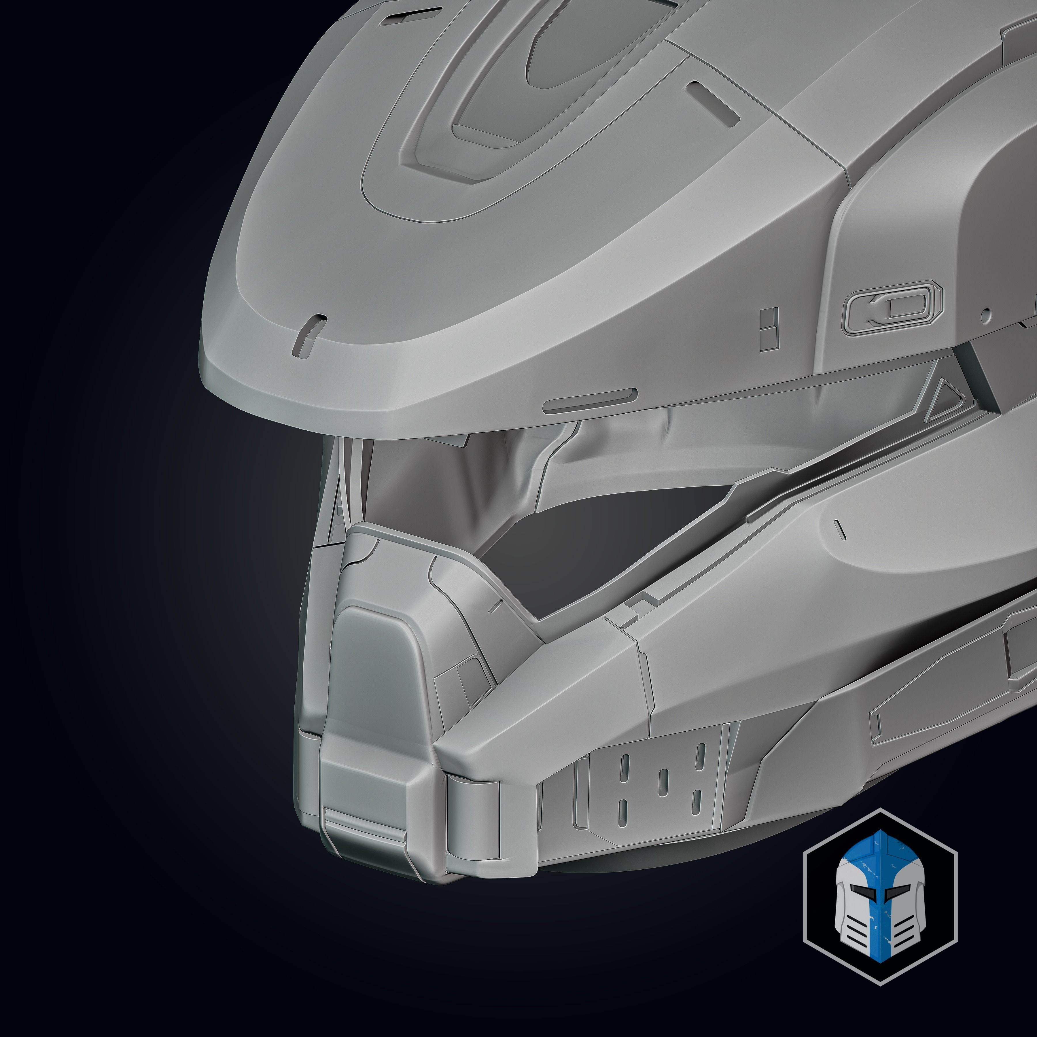 Halo Infinite Cavallino Helmet 3D print model_7
