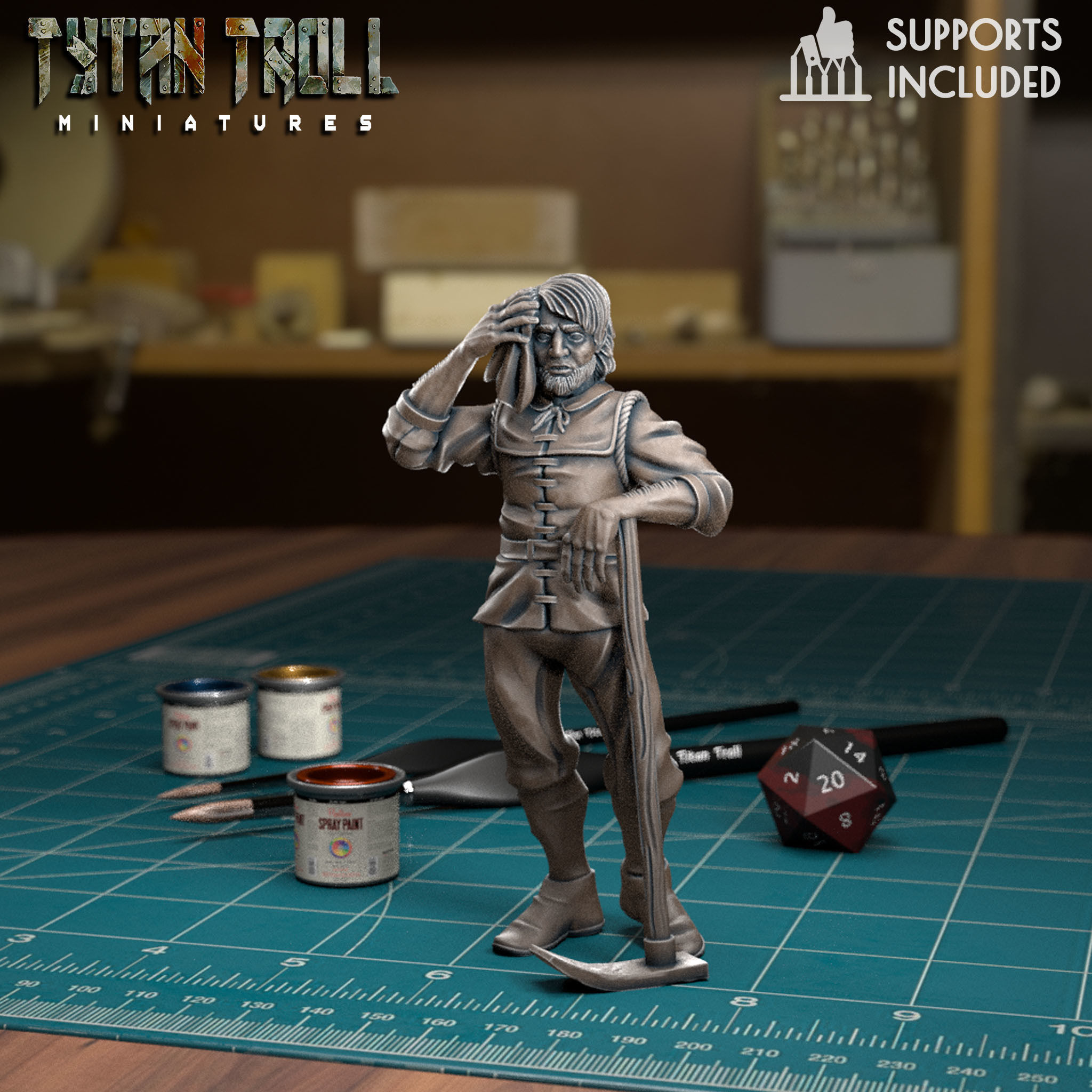 Farmer Bundle - Pre-Supported 3D print model_1