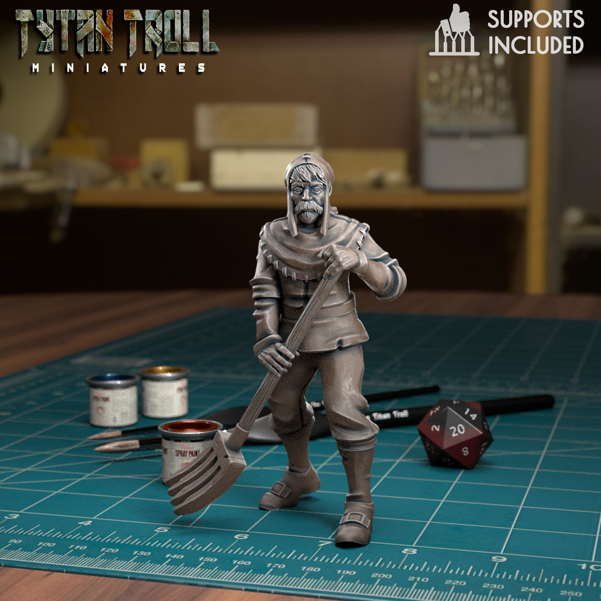 Farmer Bundle - Pre-Supported 3D print model_2