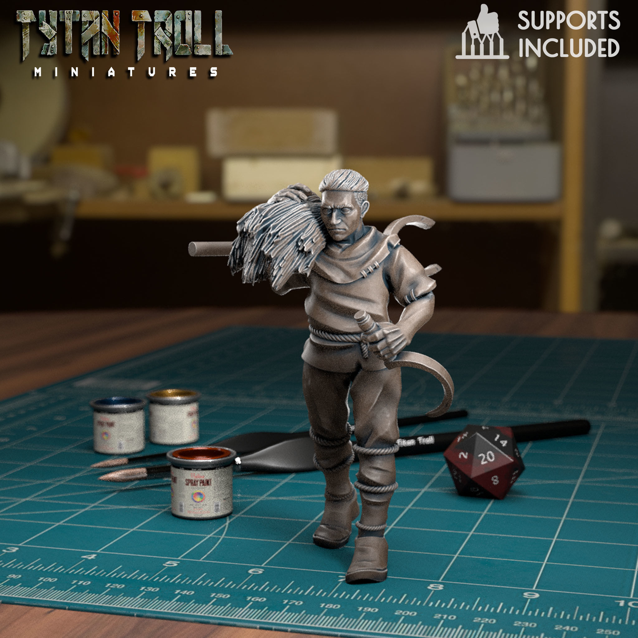 Farmer Bundle - Pre-Supported 3D print model_4