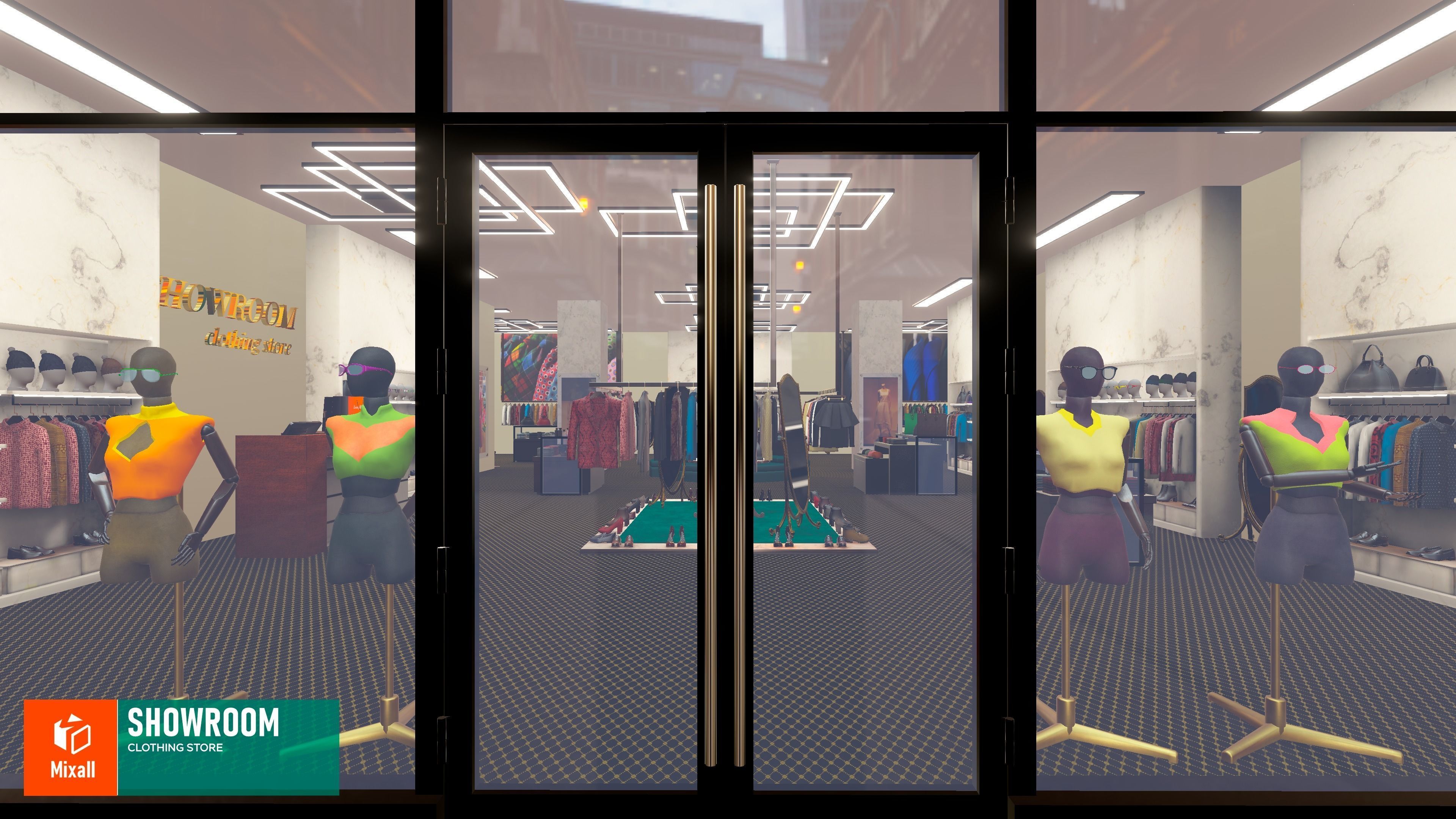 Showroom - clothing store Vol 2 3D model_18