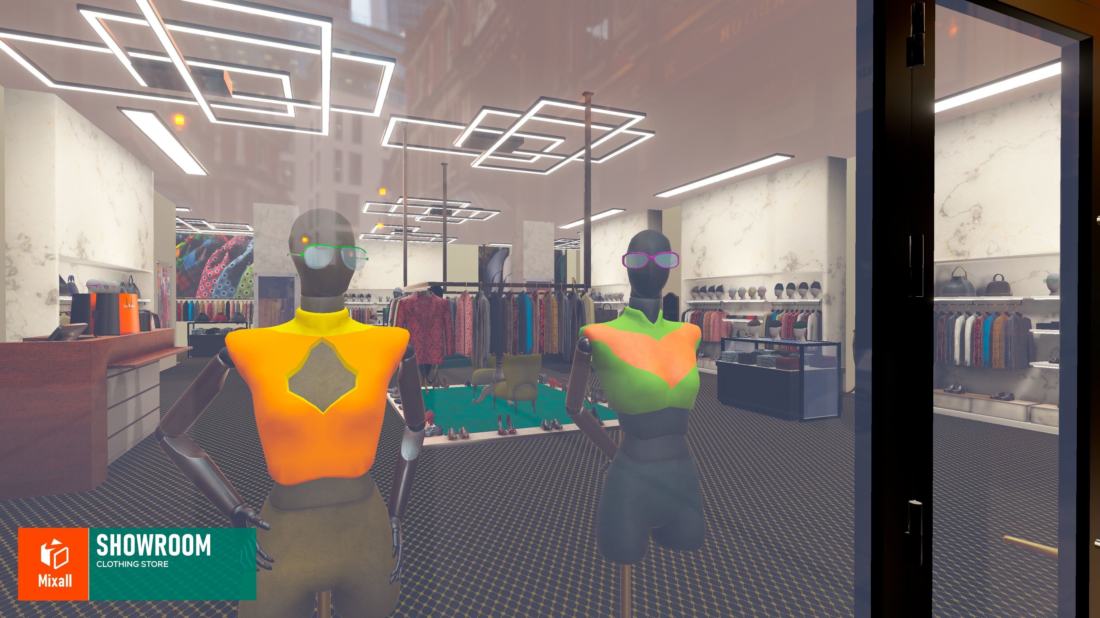 Showroom - clothing store Vol 2 3D model_19