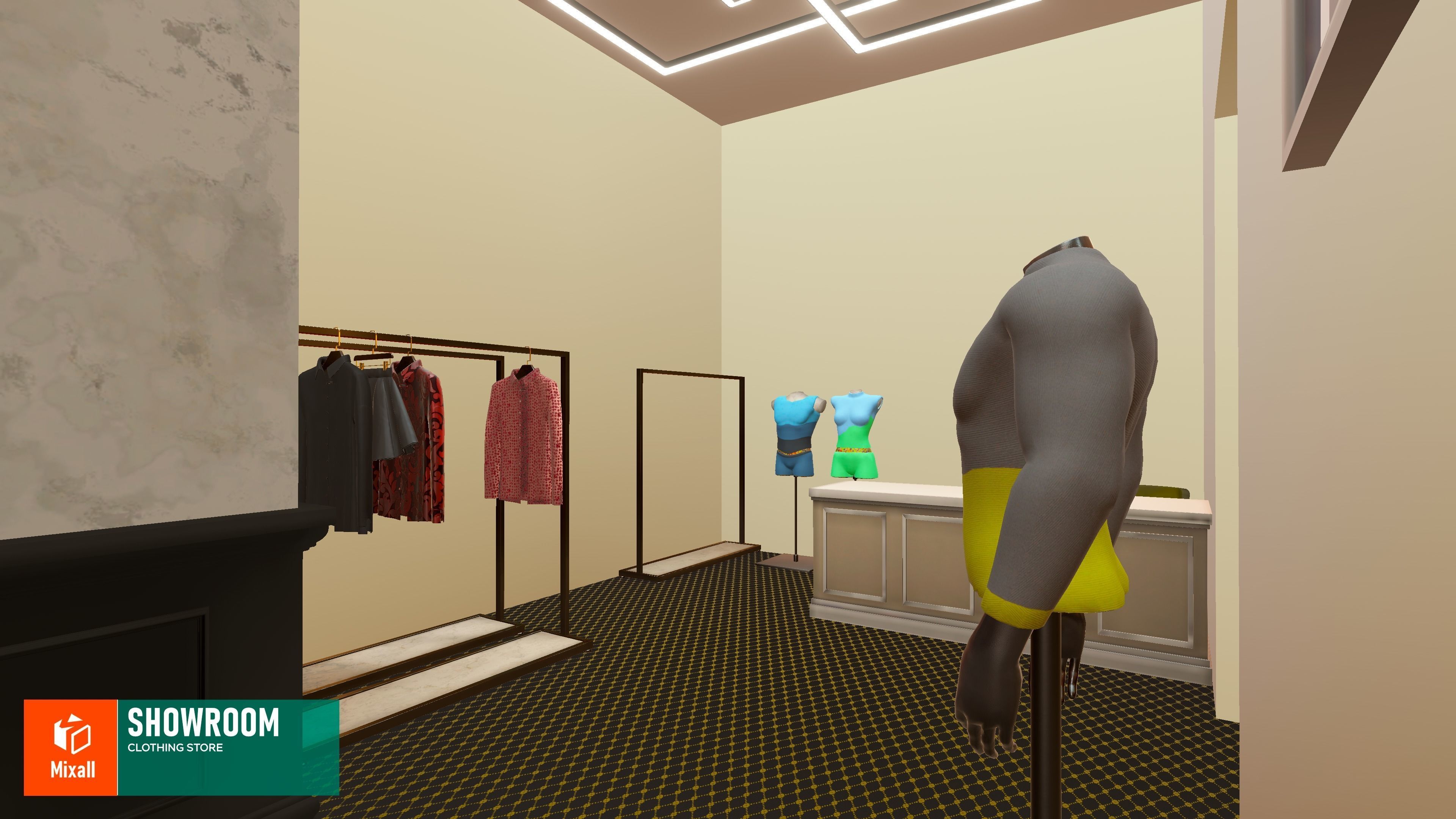 Showroom - clothing store Vol 2 3D model_14
