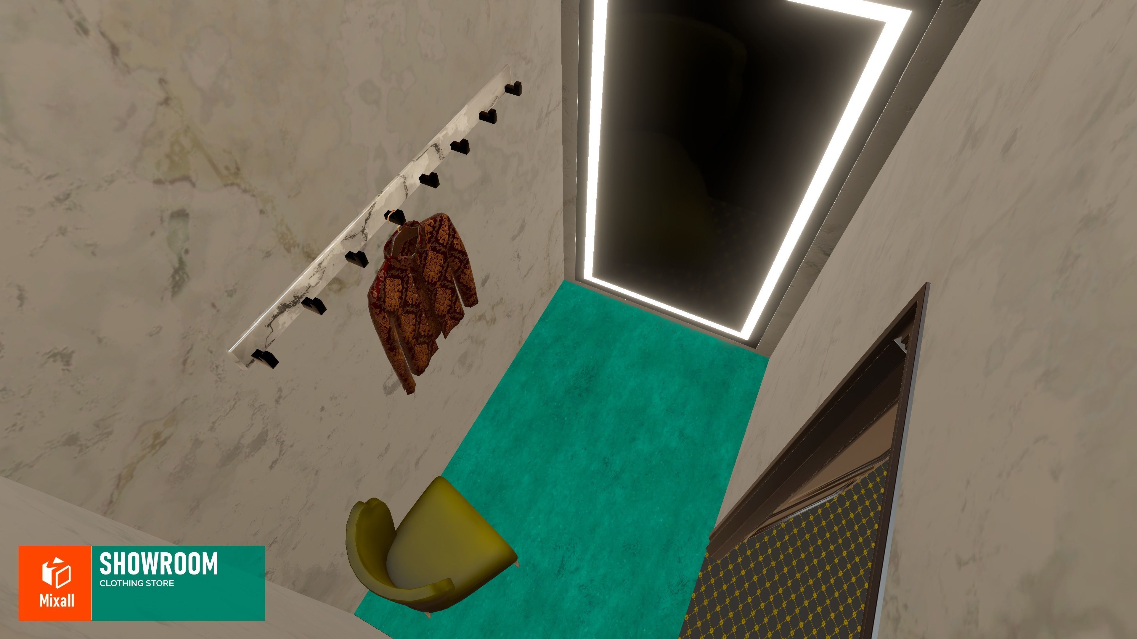 Showroom - clothing store Vol 2 3D model_16