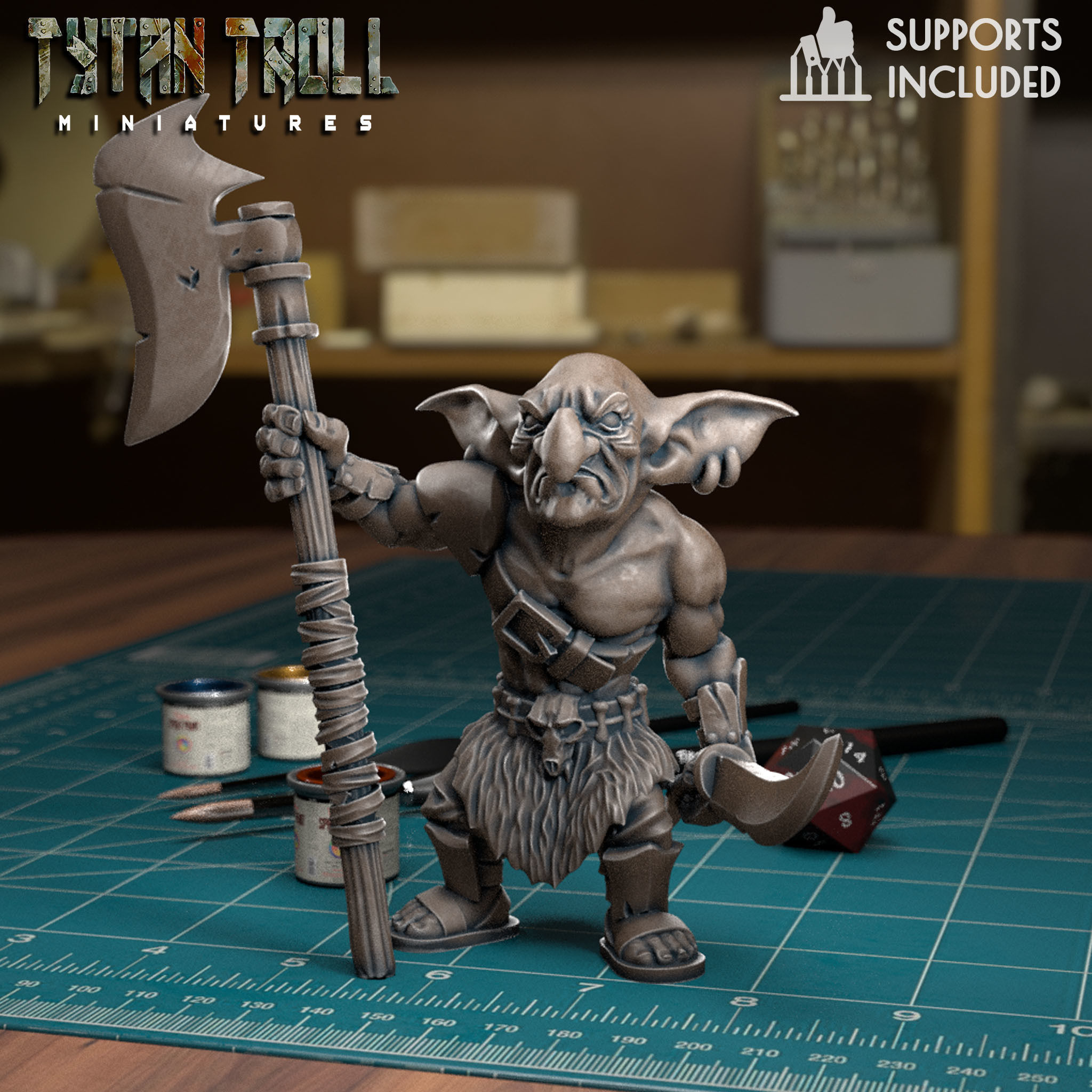 Goblin Raider Pack - Pre-Supported 3D print model_6