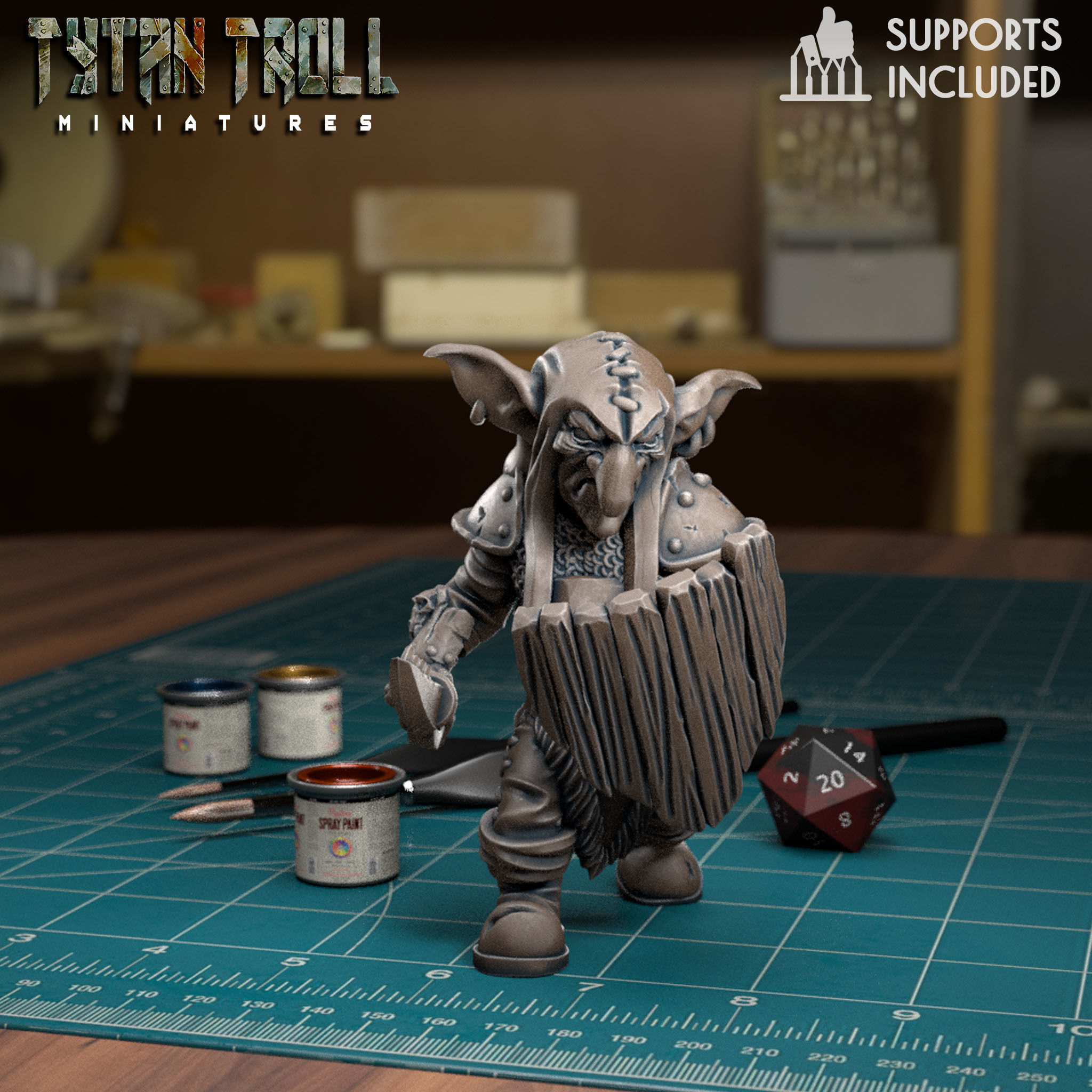 Goblin Raider Pack - Pre-Supported 3D print model_4
