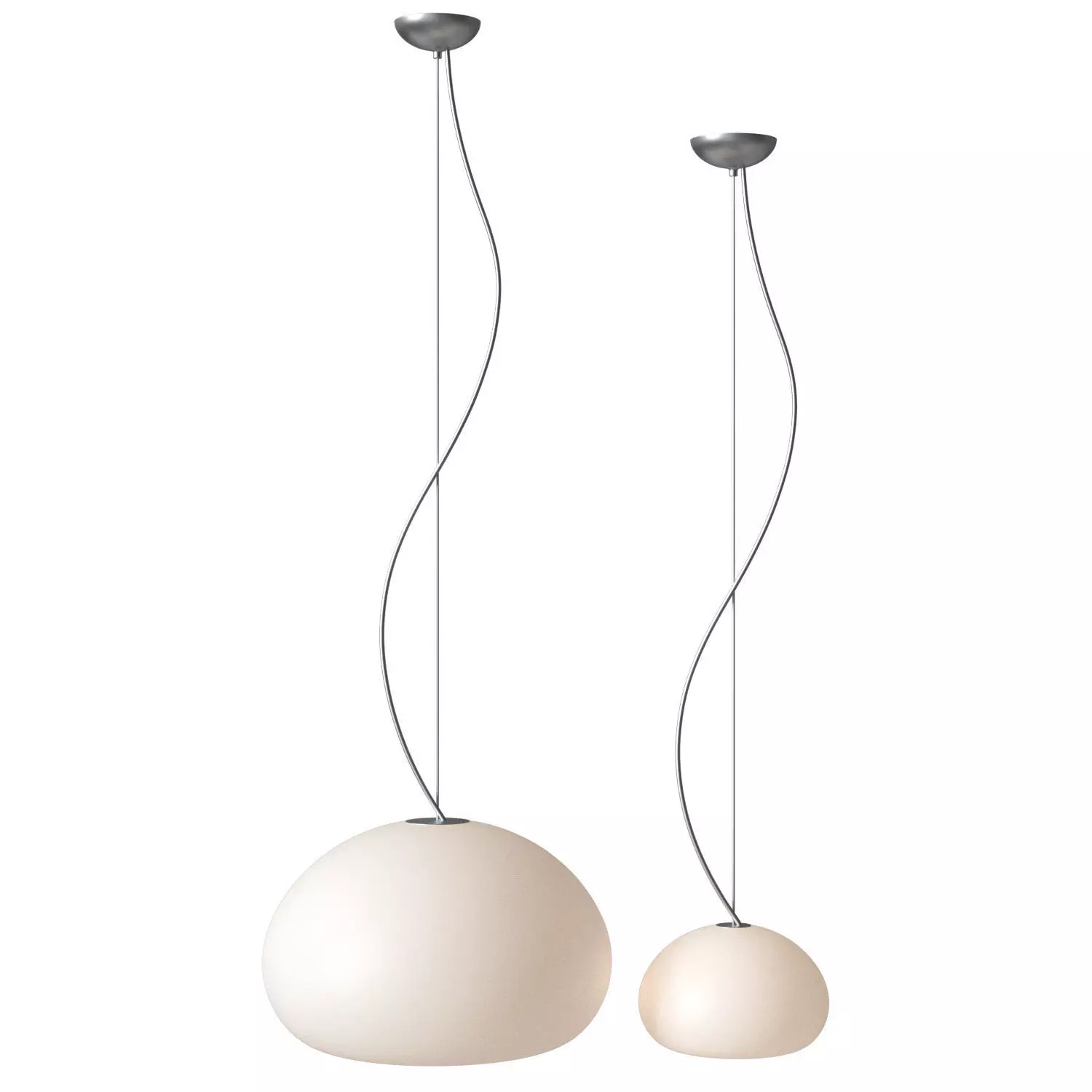 Fluid Pendant Lamp 3D model_0