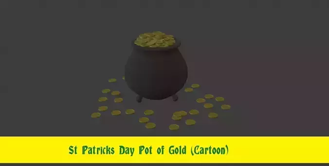 Cauldron and Gold Coin