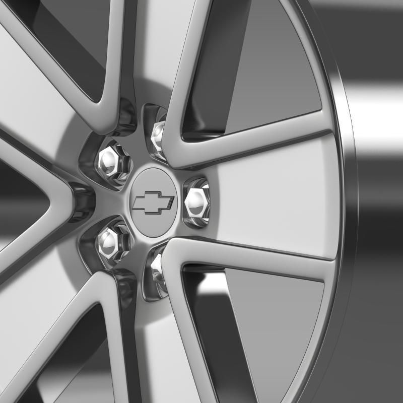 Chevrolet Camaro Redflash 2010 rim 3D model_4