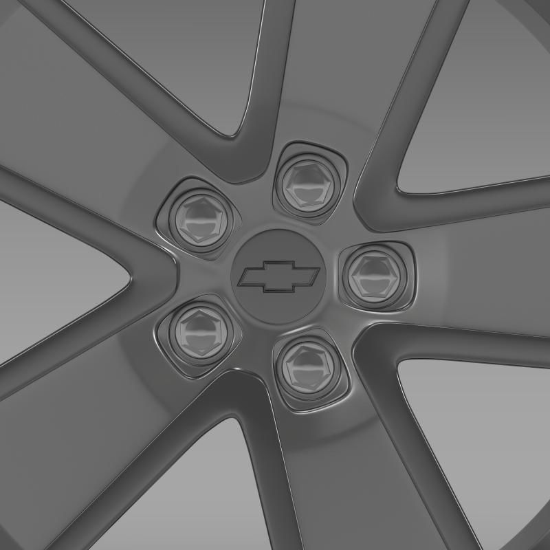 Chevrolet Camaro Redflash 2010 rim 3D model_5