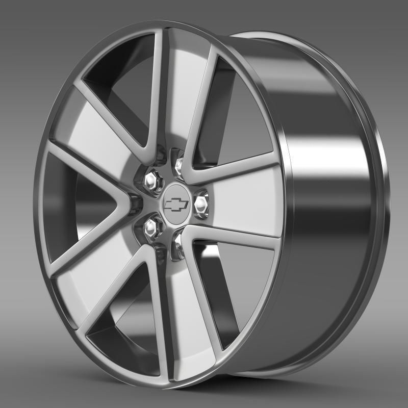 Chevrolet Camaro Redflash 2010 rim 3D model_1
