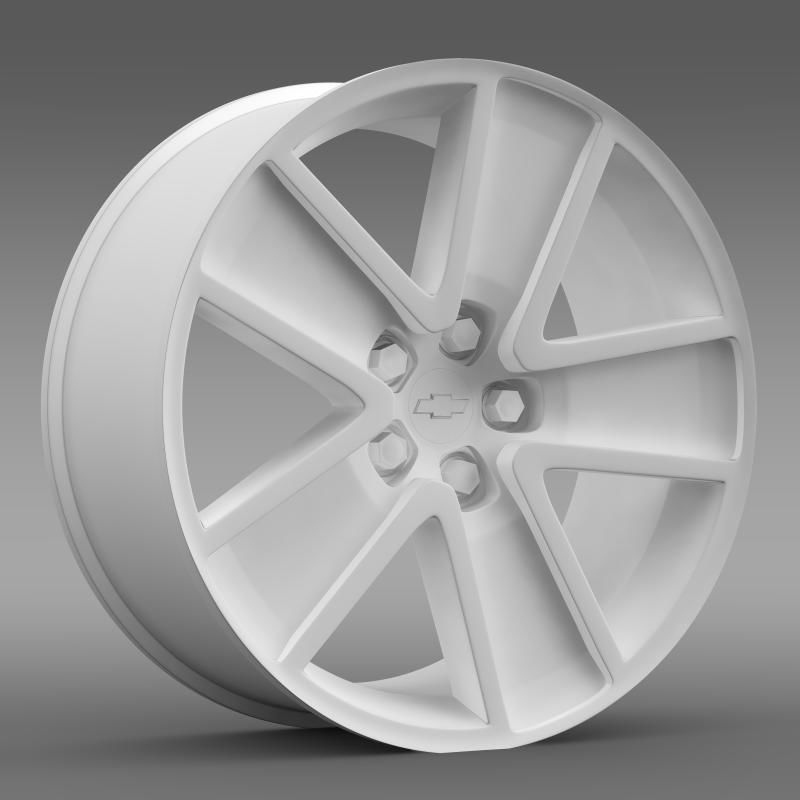 Chevrolet Camaro Redflash 2010 rim 3D model_6