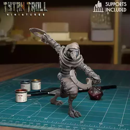 Kenku Assassin 01 - Pre-Supported