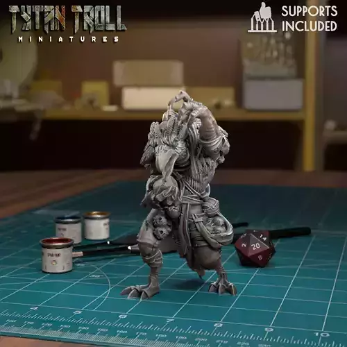 Kenku mage - Pre-Supported 3D print model