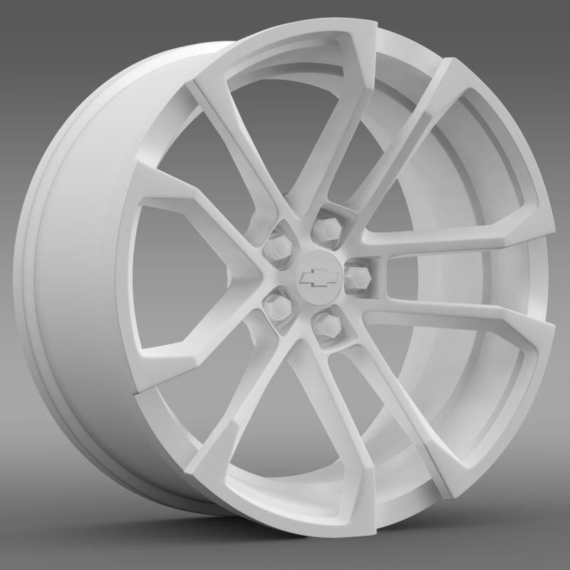 Chevrolet Camaro SSX Concept 2010 rim 3D model_6