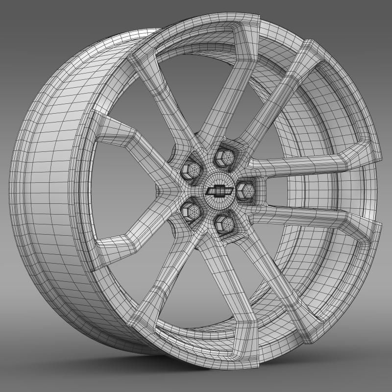 Chevrolet Camaro SSX Concept 2010 rim 3D model_7