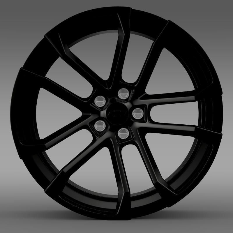 Chevrolet Camaro SSX Concept 2010 rim 3D model_2