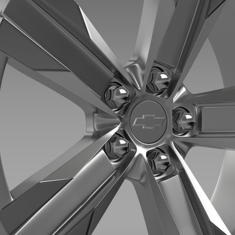 Chevrolet Camaro ZL1 2012 rim 3D model_3