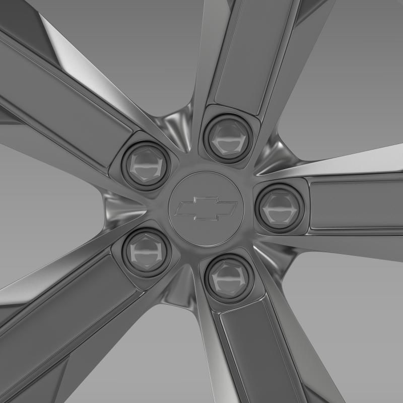 Chevrolet Camaro ZL1 2012 rim 3D model_5