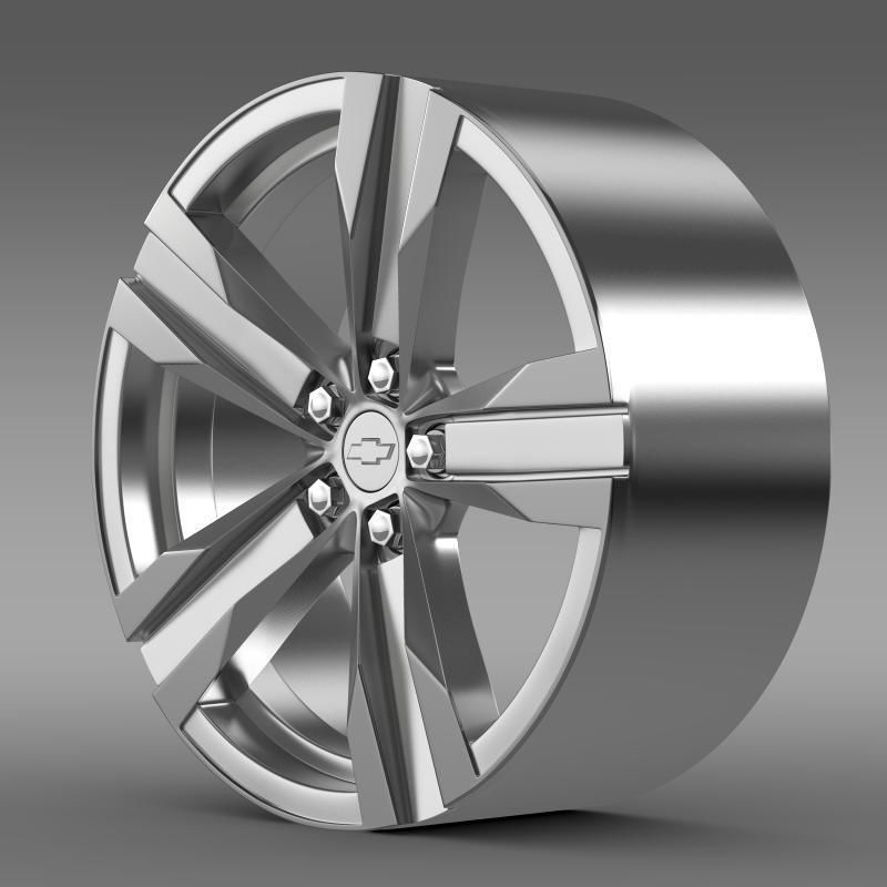 Chevrolet Camaro ZL1 2012 rim 3D model_1