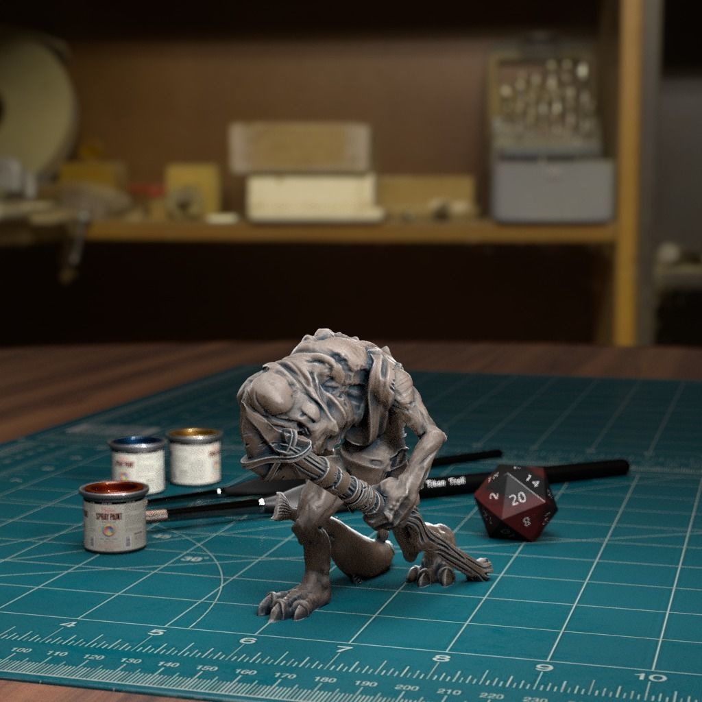 Trog Fishman - Pre-Supported 3D print model_1