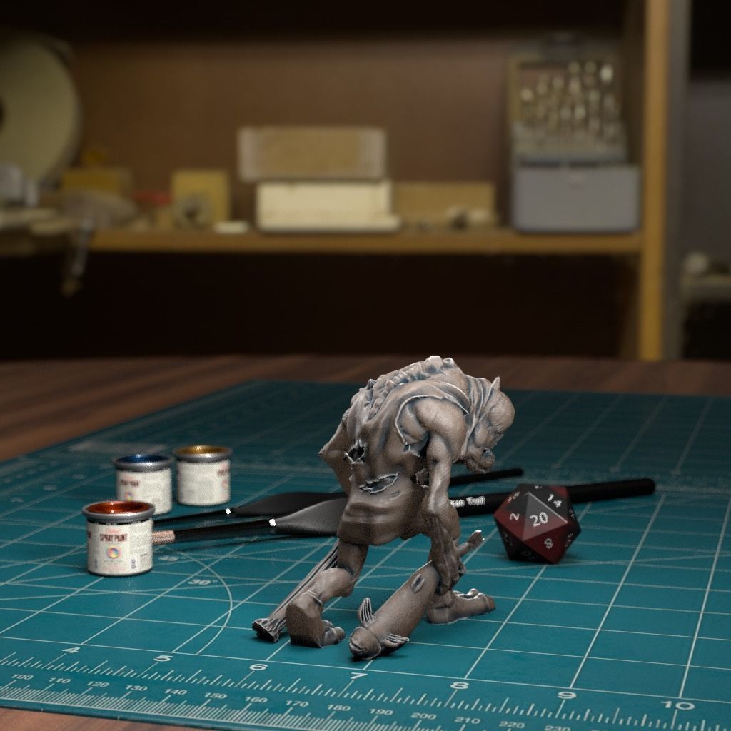 Trog Fishman - Pre-Supported 3D print model_3