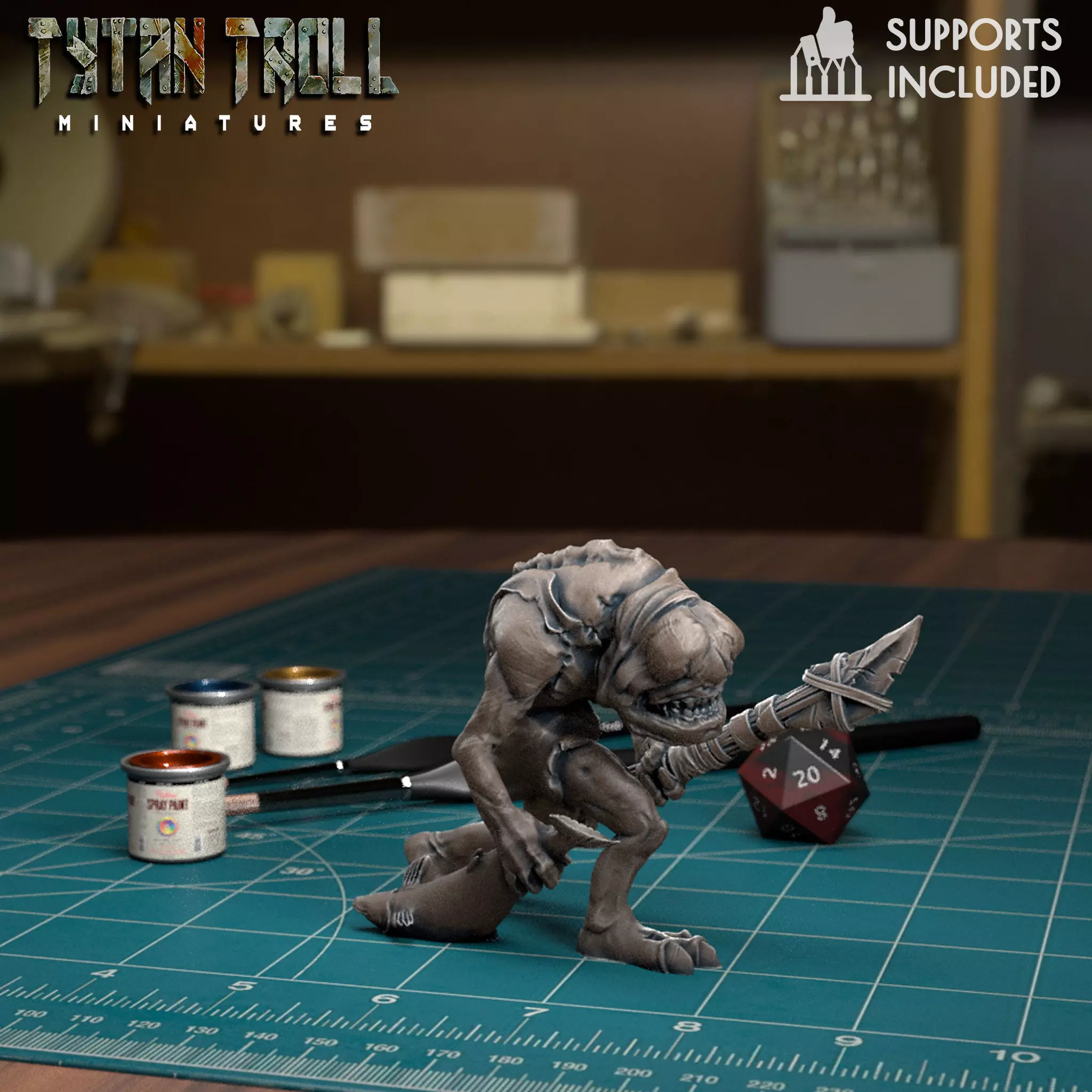 Trog Fishman - Pre-Supported 3D print model_0