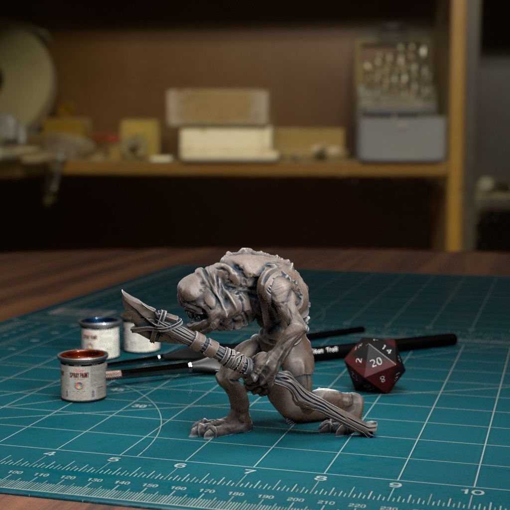 Trog Fishman - Pre-Supported 3D print model_4