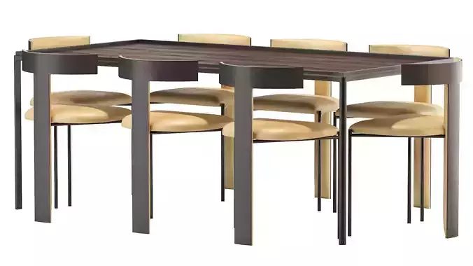 Molteni table and Zefir Chair