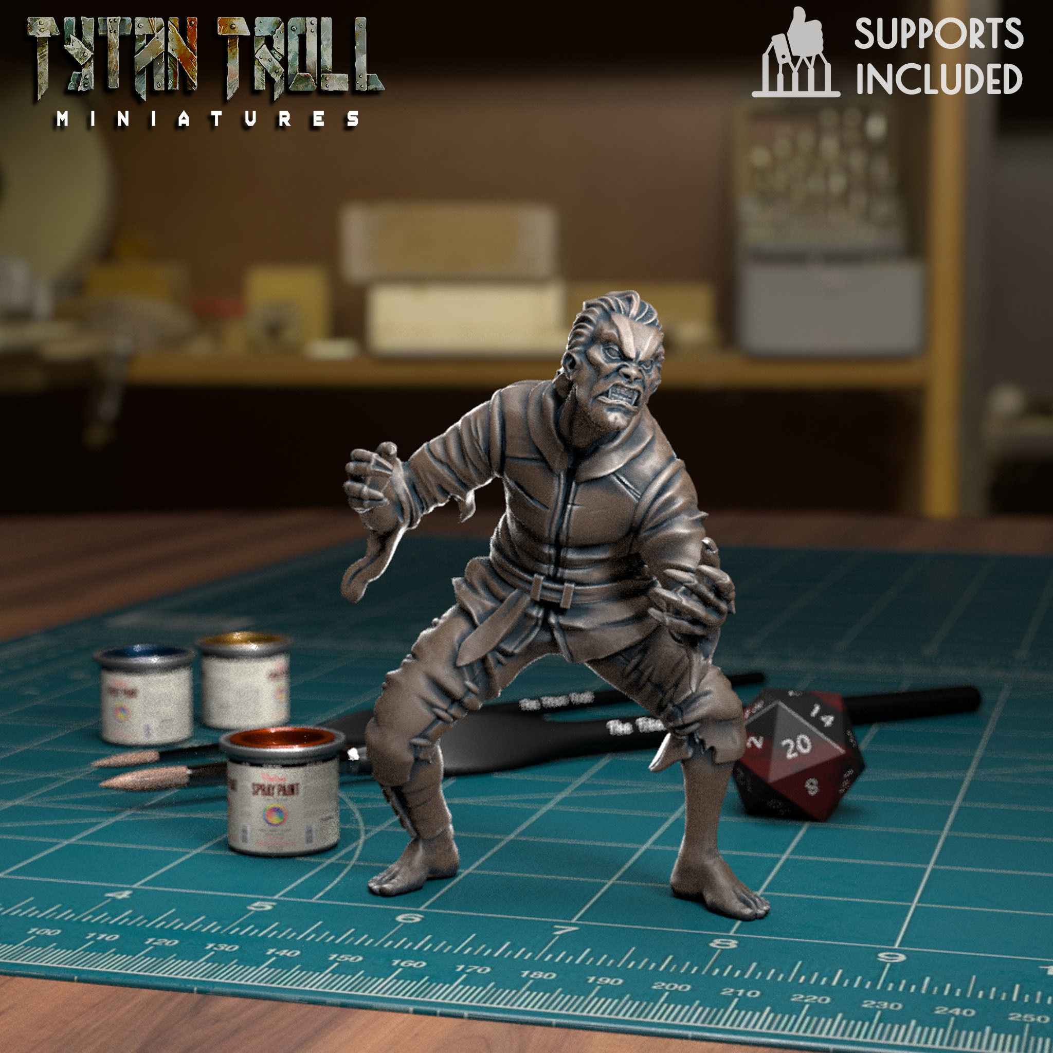 Vampire Spawn Bundle - Pre-Supported 3D print model_1