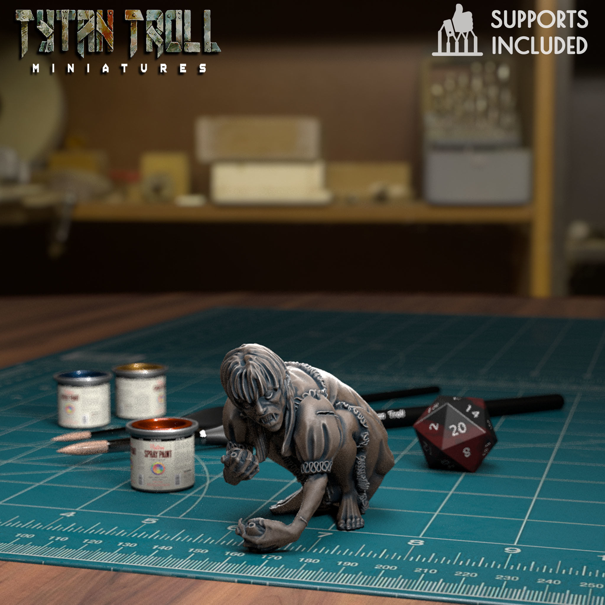 Vampire Spawn Bundle - Pre-Supported 3D print model_4