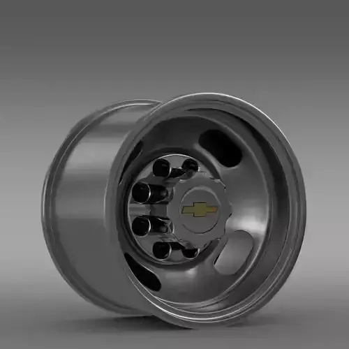 Chevrolet Silverado 3500HD 2008 rear rim