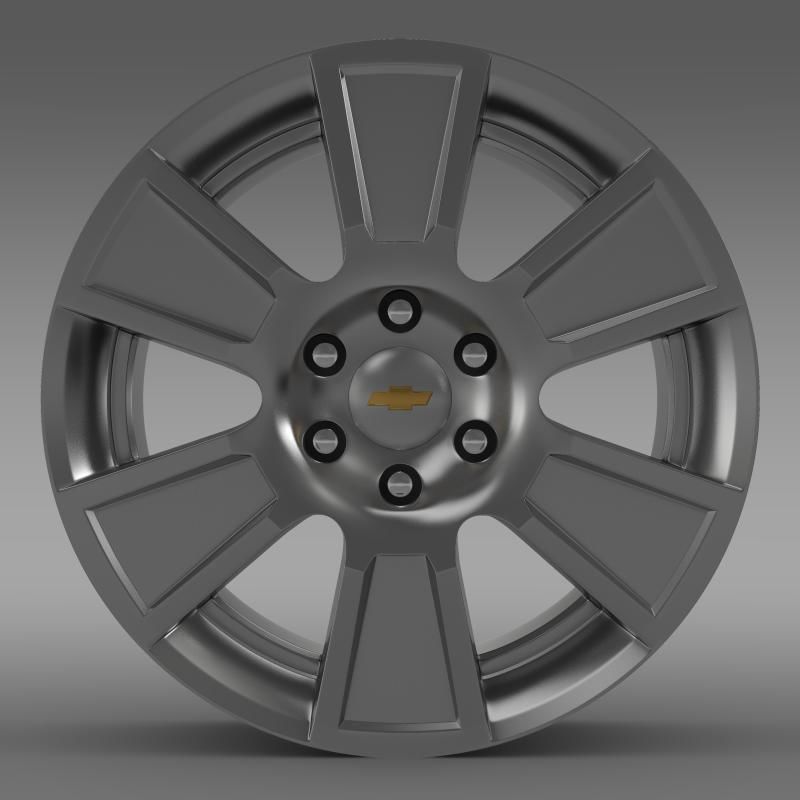 Chevrolet Silverado RegularCab 2007 rim 3D model_2