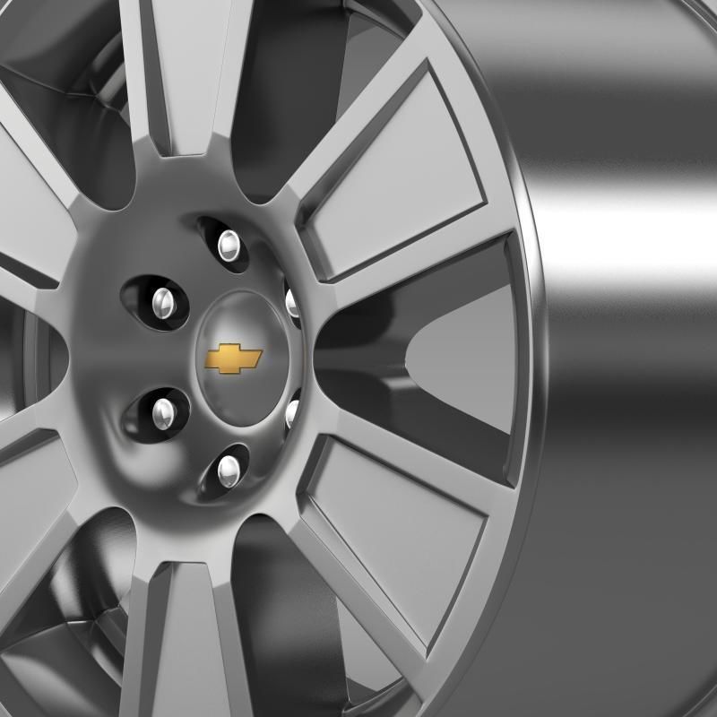 Chevrolet Silverado RegularCab 2007 rim 3D model_4